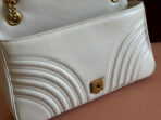 MARMONT SHOULDER BAG 31 IN WHITE  GOLD CHAIN - Image 6