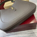 JACKIE LARGE SHOULDER BAG 40 IN BROWN  GOLD HARDWARE - Image 3