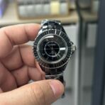 J12 33MM DIAMOND BEZEN BLACK CERAMIC STEEL - Image 7