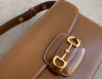 GG 1955 Horsebit Bag 25cm Brown  Gold Hardware - Image 5