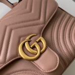 GG Marmont 26.5cm Dark Beige  Gold Hardware - Image 6