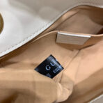 GG Marmont 22cm White  Gold Hardware - Image 7