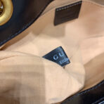 GG Marmont 22cm Black  Gold Hardware - Image 8