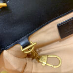 GG Marmont Mini 16.5cm Black  Gold Hardware - Image 7